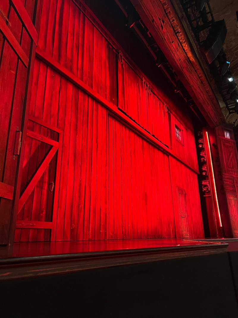 In the very first row...